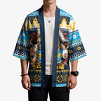 Santa’s Titan Warrior Personalized Kimono Christmas Rugby League Spirit - Aussie Hoodie