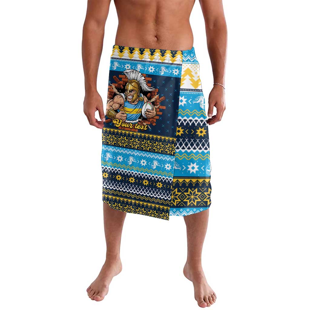 Santa’s Titan Warrior Personalized Lavalava Christmas Rugby League Spirit - Aussie Hoodie