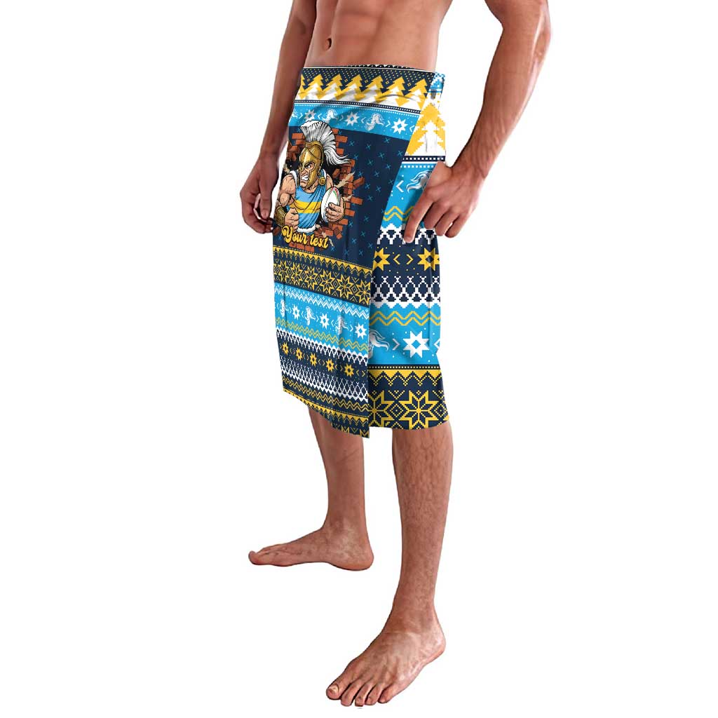 Santa’s Titan Warrior Personalized Lavalava Christmas Rugby League Spirit - Aussie Hoodie