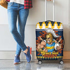 Santa’s Titan Warrior Personalized Luggage Cover Christmas Rugby League Spirit - Aussie Hoodie