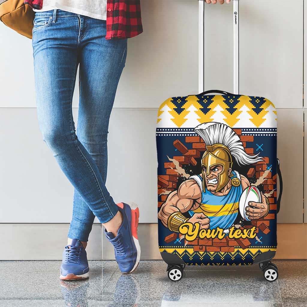 Santa’s Titan Warrior Personalized Luggage Cover Christmas Rugby League Spirit - Aussie Hoodie