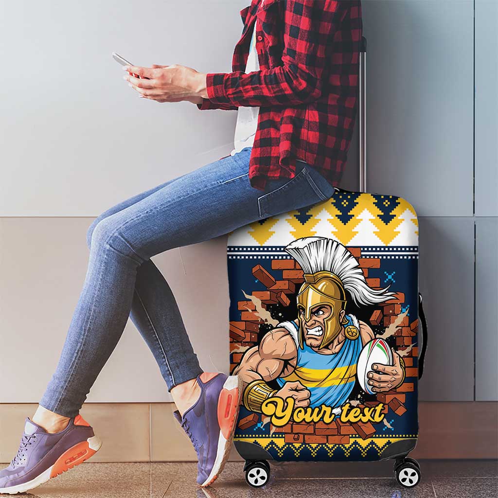Santa’s Titan Warrior Personalized Luggage Cover Christmas Rugby League Spirit - Aussie Hoodie