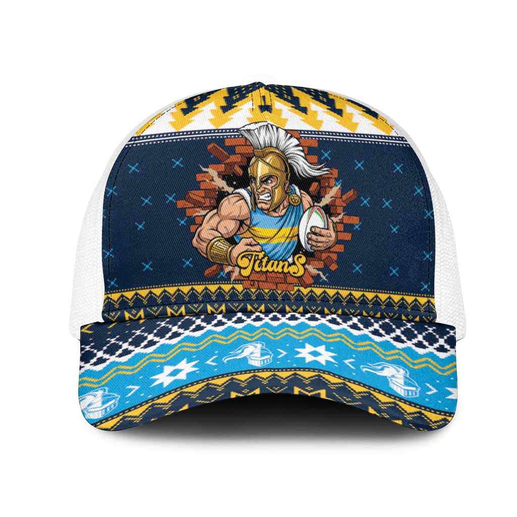 Santa’s Titan Warrior Mesh Trucker Cap Christmas Rugby League Spirit - Aussie Hoodie