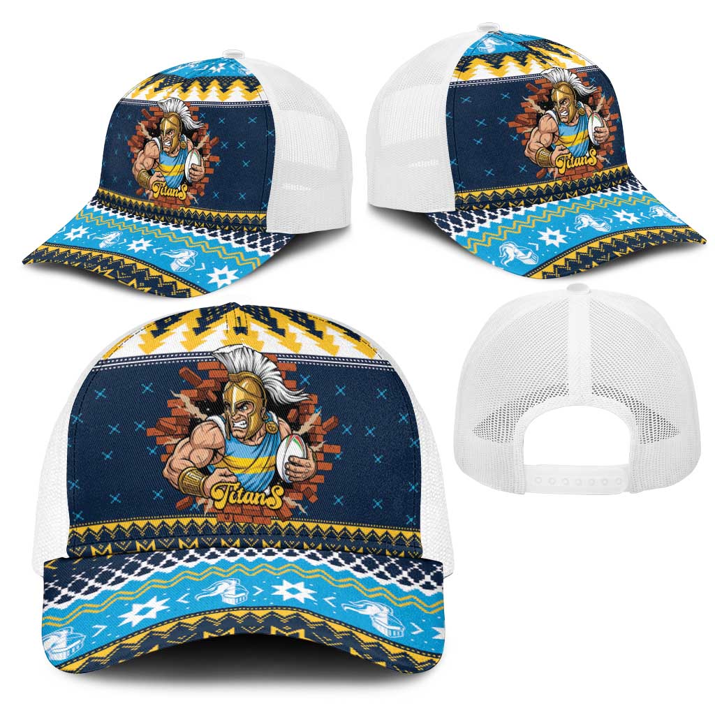 Santa’s Titan Warrior Mesh Trucker Cap Christmas Rugby League Spirit - Aussie Hoodie