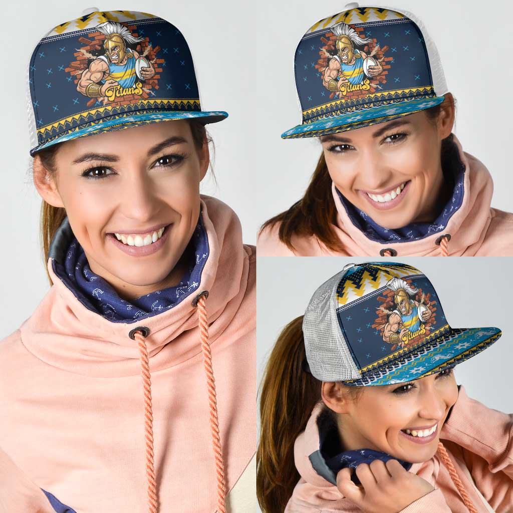 Santa’s Titan Warrior Mesh Trucker Cap Christmas Rugby League Spirit - Aussie Hoodie