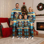 Santa’s Titan Warrior Personalized Christmas Pajama Set Christmas Rugby League Spirit - Aussie Hoodie