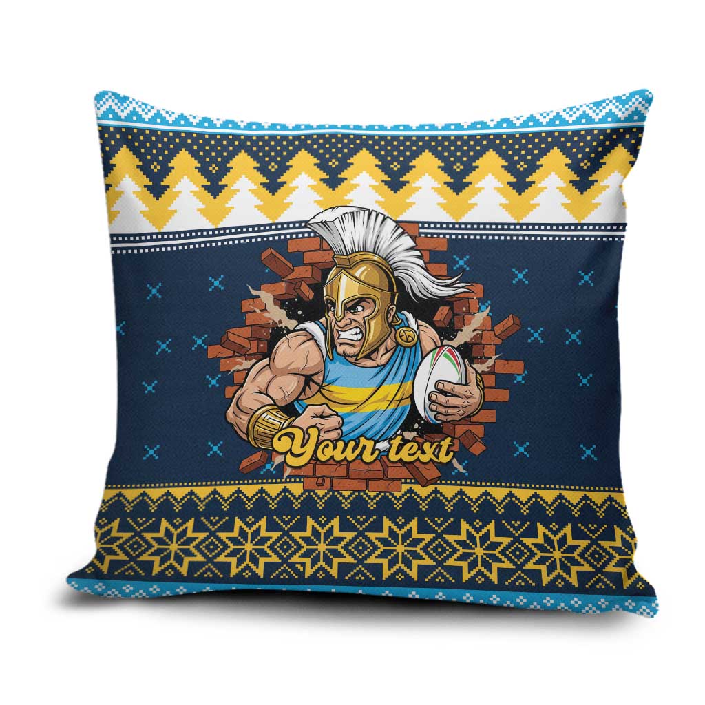 Santa’s Titan Warrior Personalized Pillow Cover Christmas Rugby League Spirit - Aussie Hoodie