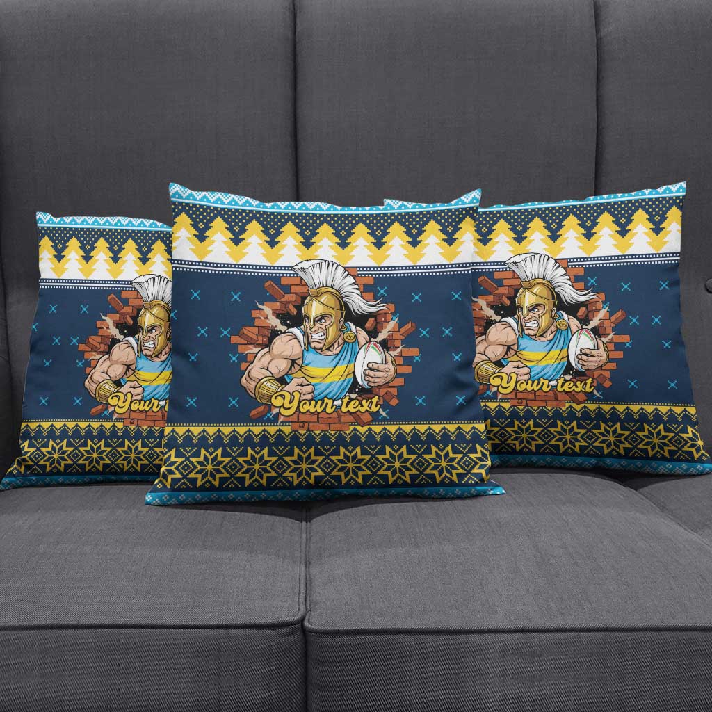 Santa’s Titan Warrior Personalized Pillow Cover Christmas Rugby League Spirit - Aussie Hoodie