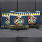 Santa’s Titan Warrior Personalized Pillow Cover Christmas Rugby League Spirit - Aussie Hoodie