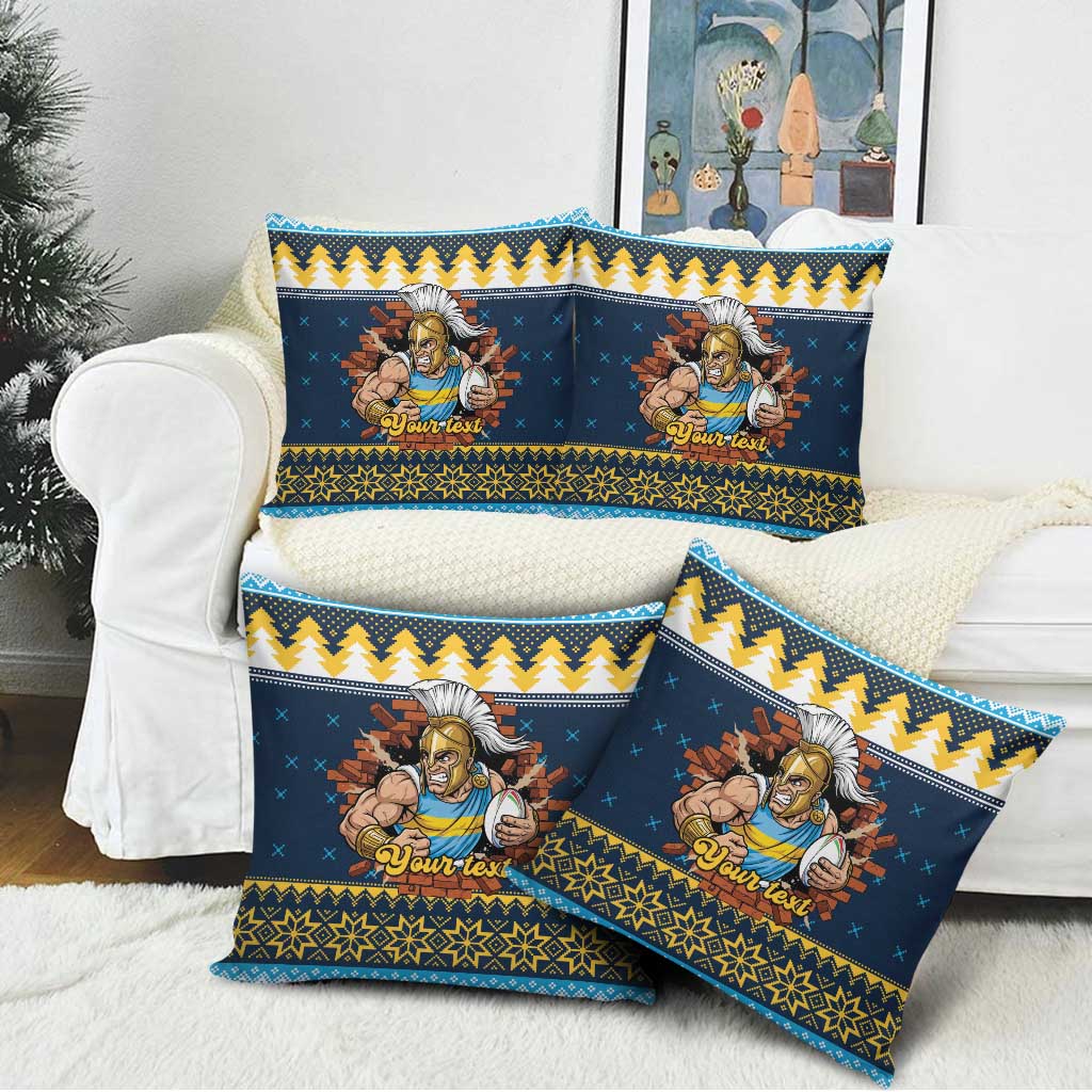 Santa’s Titan Warrior Personalized Pillow Cover Christmas Rugby League Spirit - Aussie Hoodie