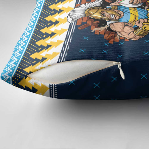 Santa’s Titan Warrior Personalized Pillow Cover Christmas Rugby League Spirit - Aussie Hoodie