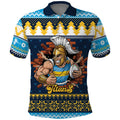Santa’s Titan Warrior Personalized Polo Shirt Christmas Rugby League Spirit - Aussie Hoodie