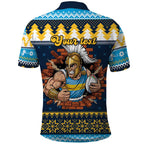Santa’s Titan Warrior Personalized Polo Shirt Christmas Rugby League Spirit - Aussie Hoodie