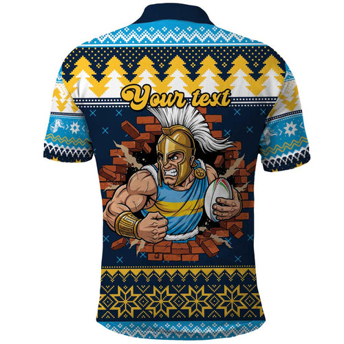 Santa’s Titan Warrior Personalized Polo Shirt Christmas Rugby League Spirit - Aussie Hoodie