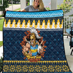 Santa’s Titan Warrior Personalized Quilt Christmas Rugby League Spirit - Aussie Hoodie