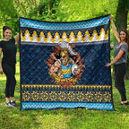 Santa’s Titan Warrior Personalized Quilt Christmas Rugby League Spirit - Aussie Hoodie