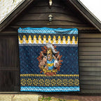 Santa’s Titan Warrior Personalized Quilt Christmas Rugby League Spirit - Aussie Hoodie
