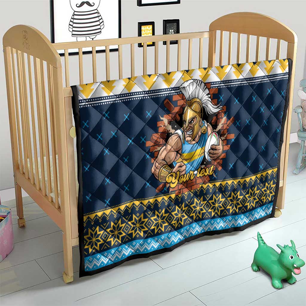 Santa’s Titan Warrior Personalized Quilt Christmas Rugby League Spirit - Aussie Hoodie