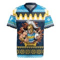 Santa’s Titan Warrior Personalized Rugby Jersey Christmas Rugby League Spirit - Aussie Hoodie