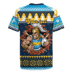 Santa’s Titan Warrior Personalized Rugby Jersey Christmas Rugby League Spirit - Aussie Hoodie
