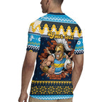 Santa’s Titan Warrior Personalized Rugby Jersey Christmas Rugby League Spirit - Aussie Hoodie