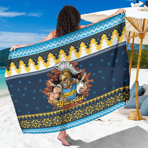 Santa’s Titan Warrior Personalized Sarong Christmas Rugby League Spirit - Aussie Hoodie