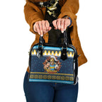 Santa’s Titan Warrior Personalized Shoulder Handbag Christmas Rugby League Spirit - Aussie Hoodie