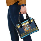 Santa’s Titan Warrior Personalized Shoulder Handbag Christmas Rugby League Spirit - Aussie Hoodie
