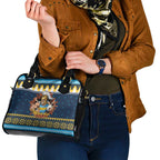 Santa’s Titan Warrior Personalized Shoulder Handbag Christmas Rugby League Spirit - Aussie Hoodie