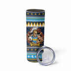 Santa’s Titan Warrior Personalized Skinny Tumbler Christmas Rugby League Spirit - Aussie Hoodie