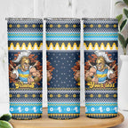 Santa’s Titan Warrior Personalized Skinny Tumbler Christmas Rugby League Spirit - Aussie Hoodie