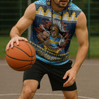 Santa’s Titan Warrior Personalized Sleeveless Hoodie Christmas Rugby League Spirit - Aussie Hoodie