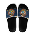 Santa’s Titan Warrior Personalized Slide Sandals Christmas Rugby League Spirit - Aussie Hoodie