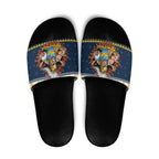 Santa’s Titan Warrior Personalized Slide Sandals Christmas Rugby League Spirit - Aussie Hoodie