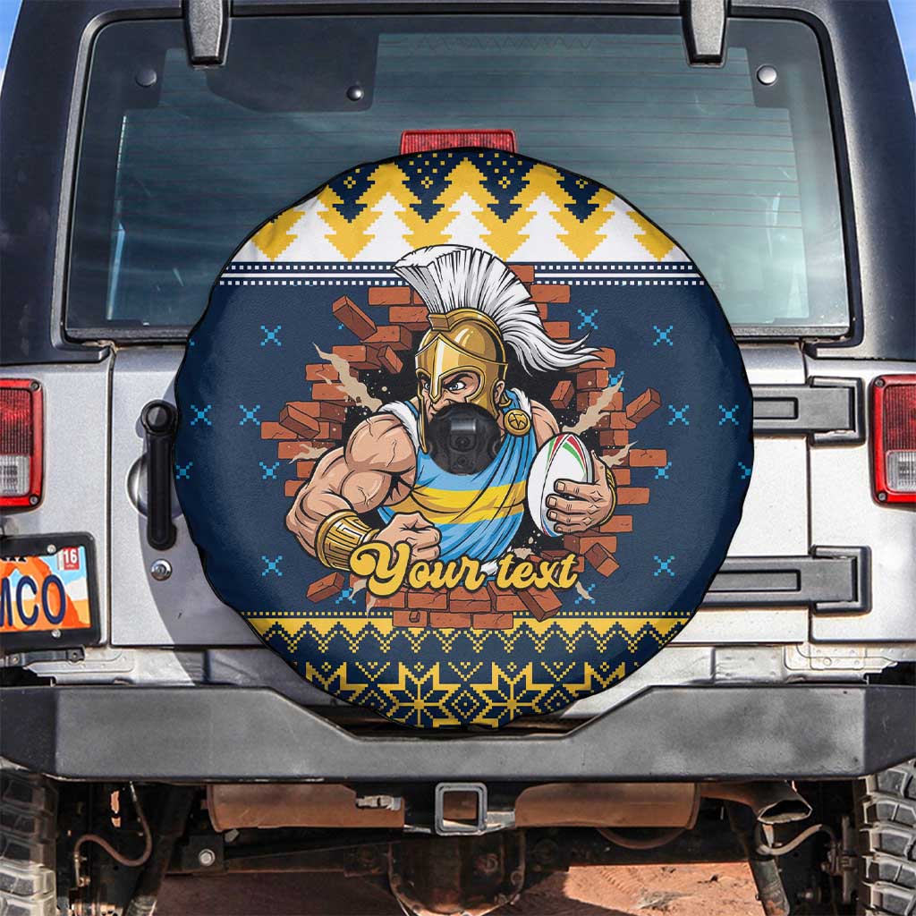 Santa’s Titan Warrior Personalized Spare Tire Cover Christmas Rugby League Spirit - Aussie Hoodie