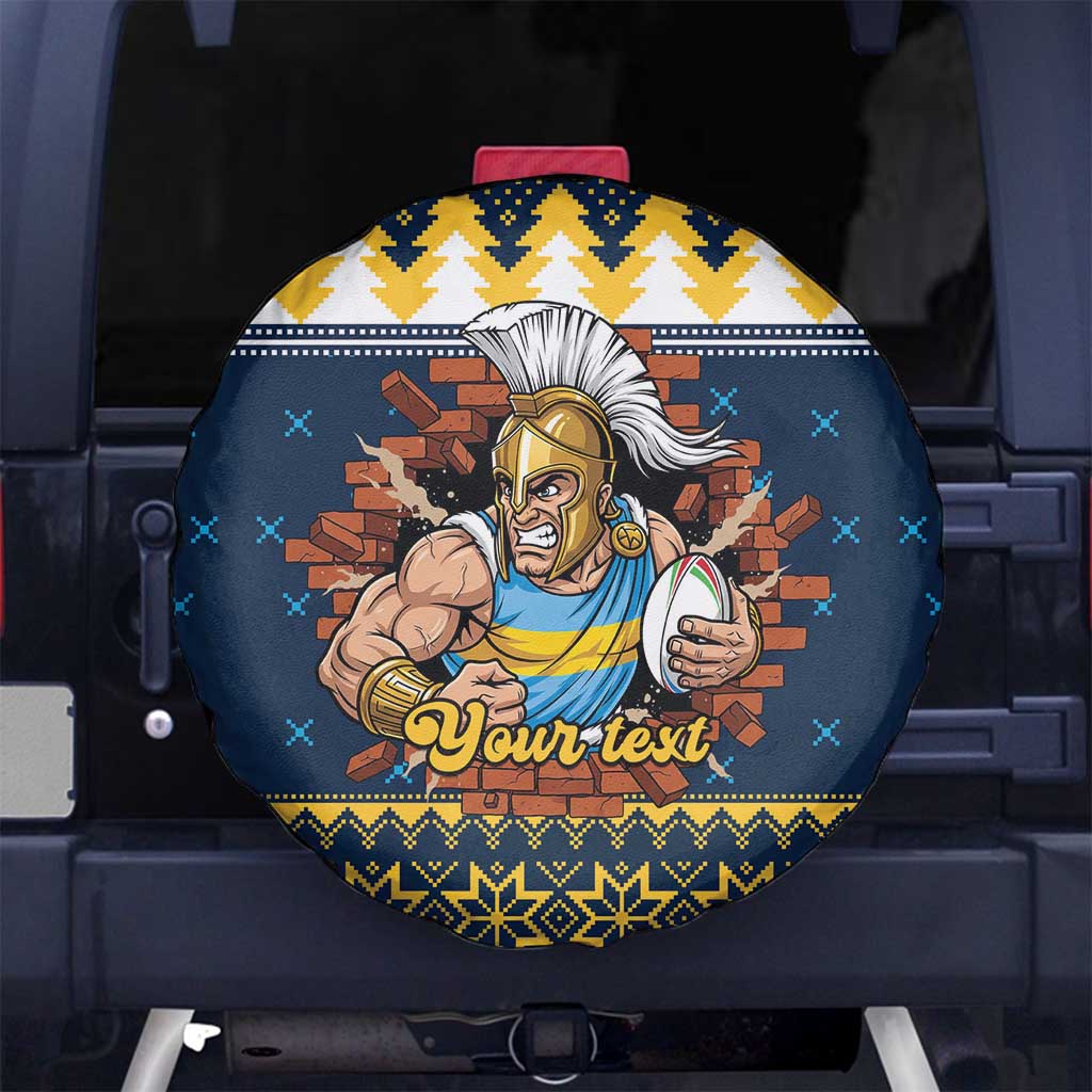 Santa’s Titan Warrior Personalized Spare Tire Cover Christmas Rugby League Spirit - Aussie Hoodie