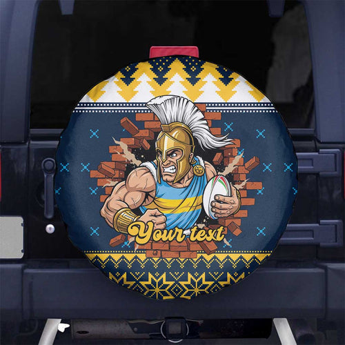 Santa’s Titan Warrior Personalized Spare Tire Cover Christmas Rugby League Spirit - Aussie Hoodie