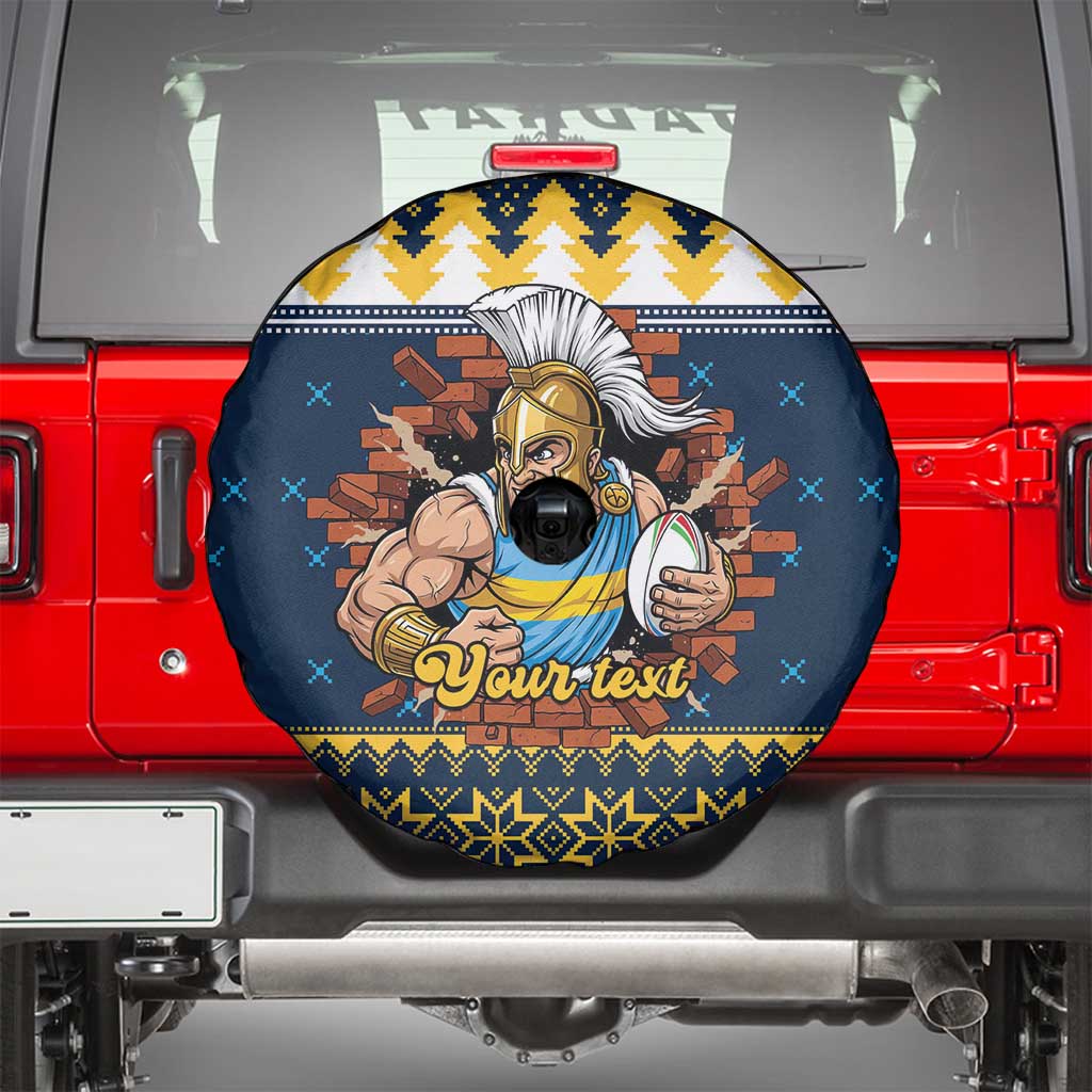 Santa’s Titan Warrior Personalized Spare Tire Cover Christmas Rugby League Spirit - Aussie Hoodie