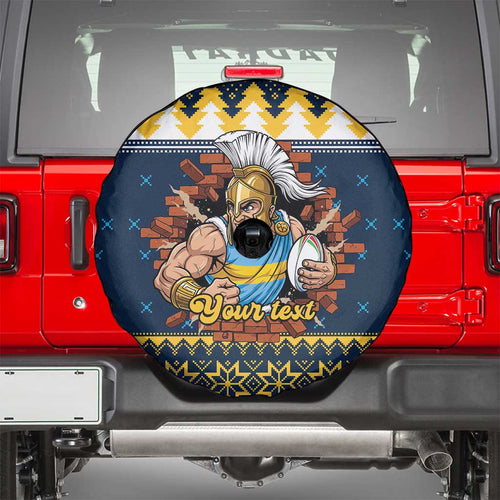 Santa’s Titan Warrior Personalized Spare Tire Cover Christmas Rugby League Spirit - Aussie Hoodie