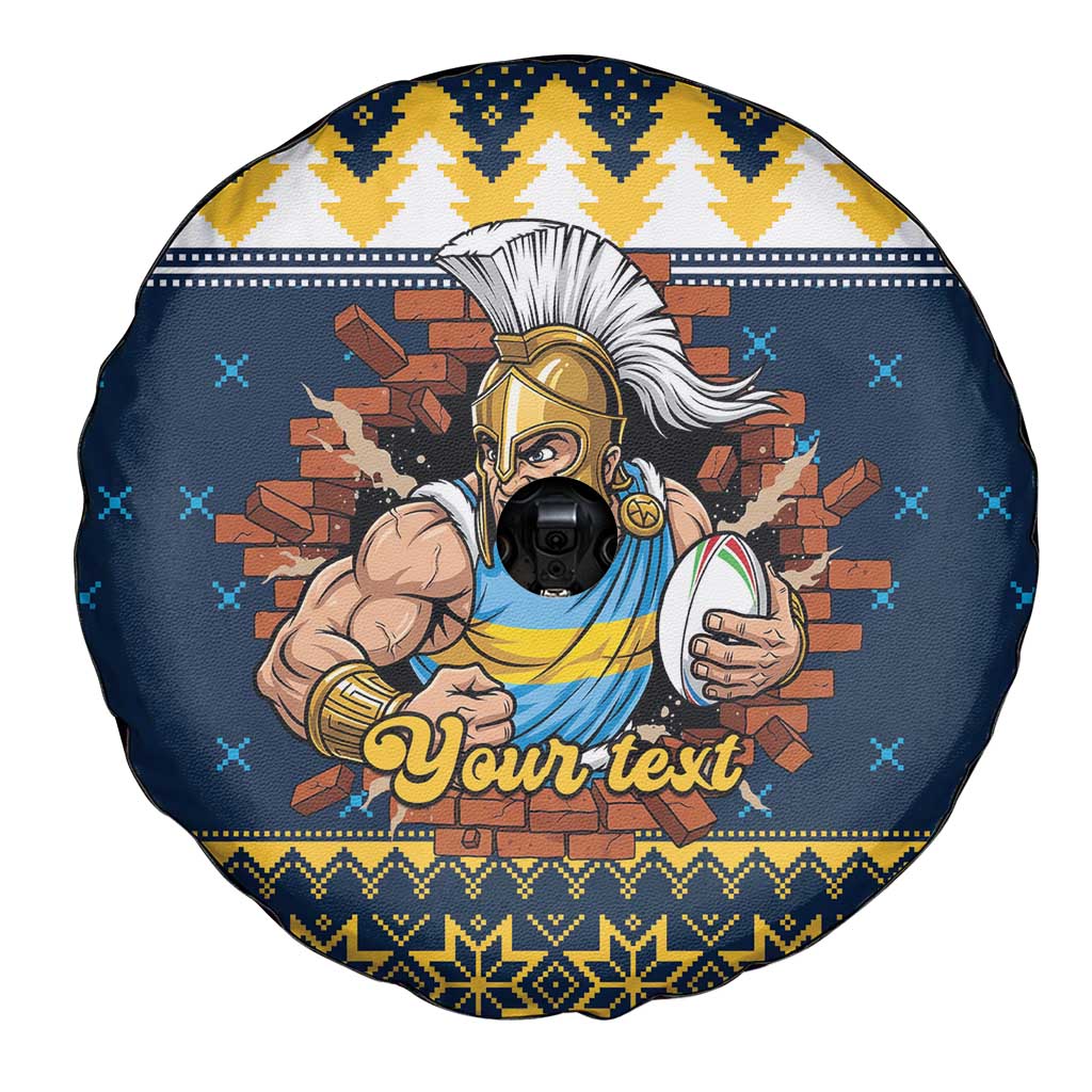 Santa’s Titan Warrior Personalized Spare Tire Cover Christmas Rugby League Spirit - Aussie Hoodie