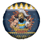 Santa’s Titan Warrior Personalized Spare Tire Cover Christmas Rugby League Spirit - Aussie Hoodie