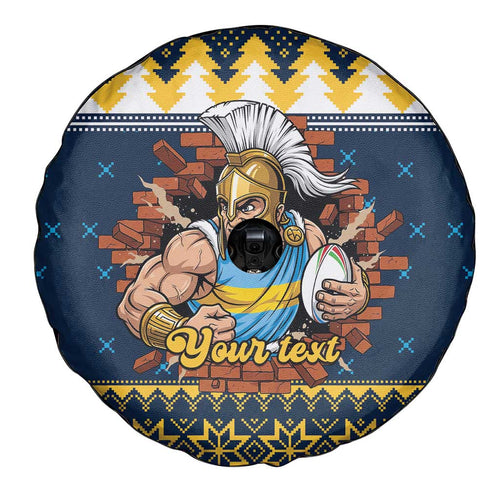 Santa’s Titan Warrior Personalized Spare Tire Cover Christmas Rugby League Spirit - Aussie Hoodie