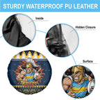 Santa’s Titan Warrior Personalized Spare Tire Cover Christmas Rugby League Spirit - Aussie Hoodie