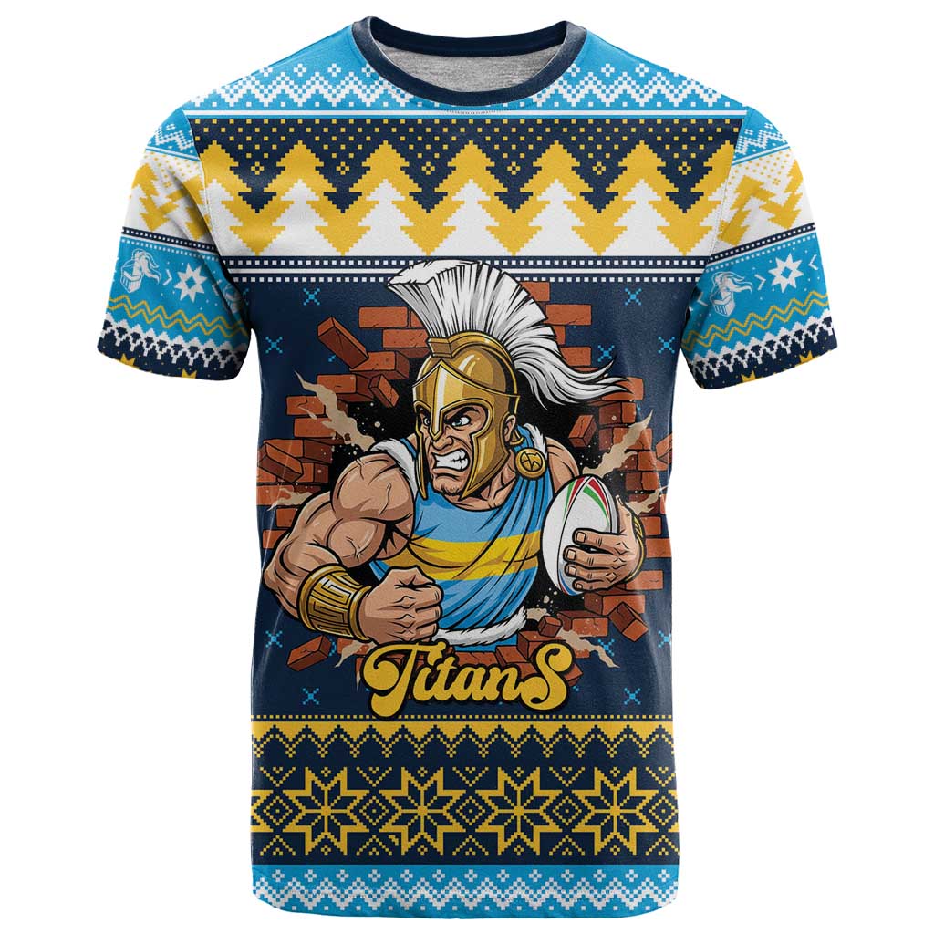 Santa’s Titan Warrior Personalized T Shirt Christmas Rugby League Spirit - Aussie Hoodie