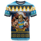 Santa’s Titan Warrior Personalized T Shirt Christmas Rugby League Spirit - Aussie Hoodie