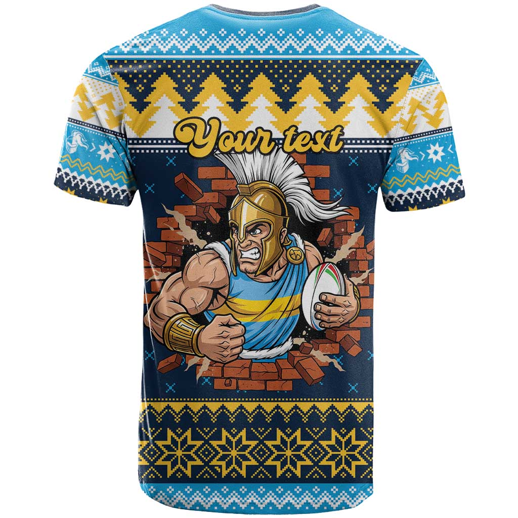 Santa’s Titan Warrior Personalized T Shirt Christmas Rugby League Spirit - Aussie Hoodie
