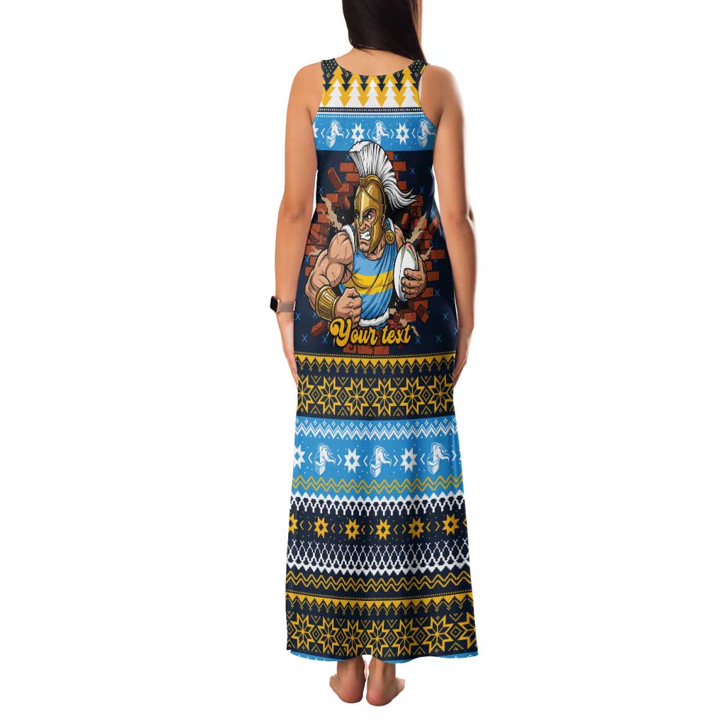 Santa’s Titan Warrior Personalized Tank Maxi Dress Christmas Rugby League Spirit - Aussie Hoodie