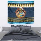 Santa’s Titan Warrior Personalized Tapestry Christmas Rugby League Spirit - Aussie Hoodie