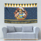 Santa’s Titan Warrior Personalized Tapestry Christmas Rugby League Spirit - Aussie Hoodie