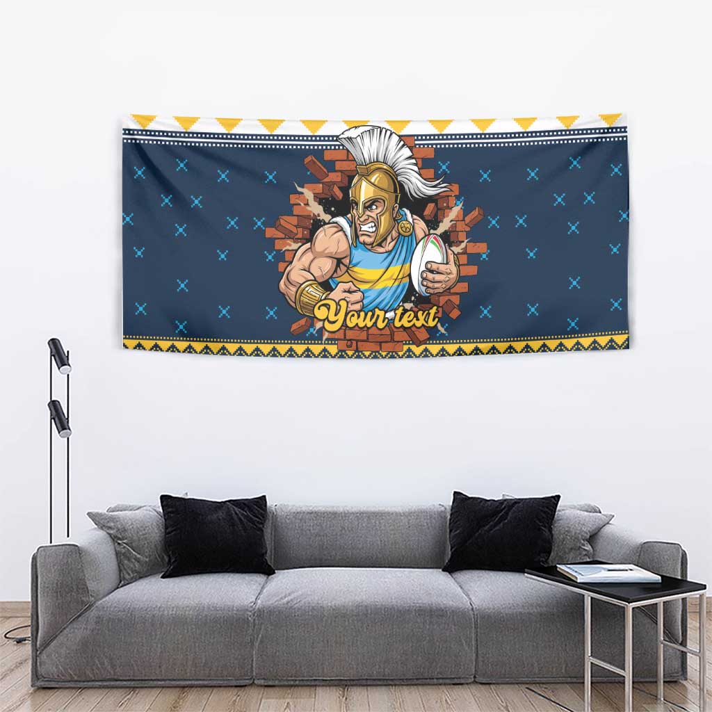 Santa’s Titan Warrior Personalized Tapestry Christmas Rugby League Spirit - Aussie Hoodie